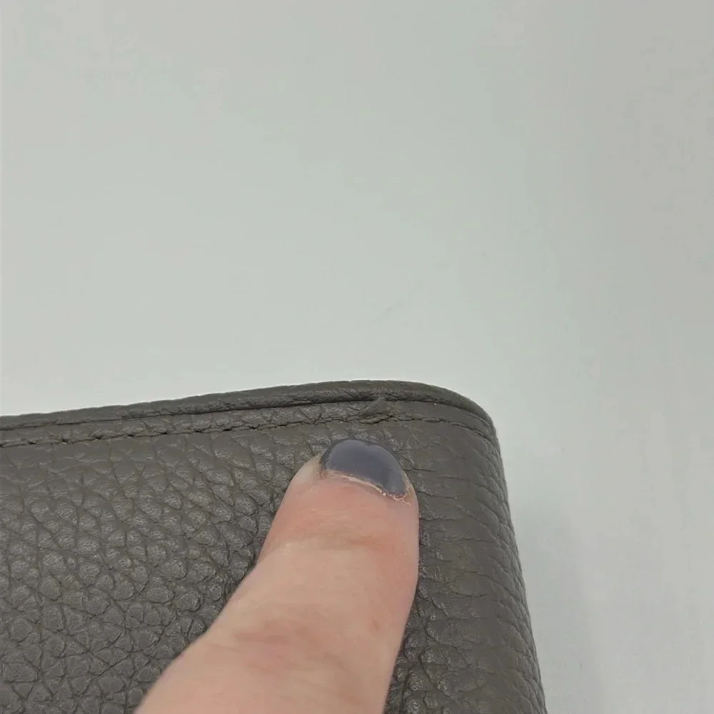Kate Spade Gray pebbled Leather Brigitta Mulberry Street Long Wallet - Picture 7 of 8